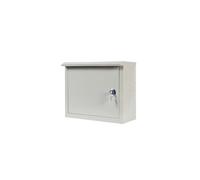 Outdoor Horizontal Box, Cold Rolled Steel Electrical Project Enclosure Box with Lock & Mounting Plate for outdoor Use(50x60x18cm,0.5mm)
