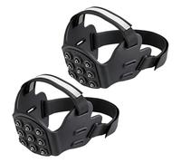 Outdoor Ice Grippers - Shoe Spikes for Winter Walking | TPE Material with 9 Tooth Design, 1-Pair Lightweight 200g, Perfect for Running Adventure Mountaineering Climbing, Fits 26x9.5cm Size Boots