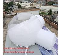 Outdoor Inflatable Transparent Bubble House, Waterproof Transparent Camping Leisure Hotel Bed and Breakfast Star Tent Bubble House, Suitable for Indoor/Outdoor,4M Vision