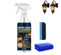 Outdoor Lantern and Garden Light Cleaner Spray, Multi-surface Outdoor Cleaning Spray, Powerful Stain Remover For Patio Lights, Wall Lanterns, Porch Lights, Pathway Fixtures (1pcs)