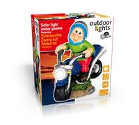 Outdoor Lights 92690 Lampe solaire nain, Céramique, Multicolore