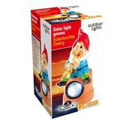 Outdoor Lights Nain de jardin solaire 21cm PR Multicolore, 12x11,7x22,5 cm
