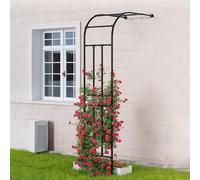 Outdoor Metal Garden Arch, Wedding Trellis for Climbing Plants, Roses & Vines, Sturdy & Stable Pergola (167.3in/425cm) - Perfect for Garden Decor & Events