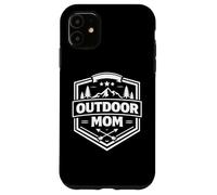 Outdoor Mom Nature Lifestyle Identity Emblème Coque pour iPhone 11