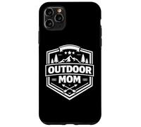 Outdoor Mom Nature Lifestyle Identity Emblème Coque pour iPhone 11 Pro Max