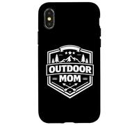 Outdoor Mom Nature Lifestyle Identity Emblème Coque pour iPhone X/XS