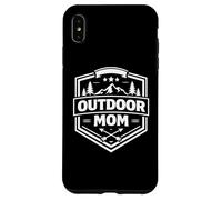 Outdoor Mom Nature Lifestyle Identity Emblème Coque pour iPhone XS Max