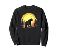 Outdoor Mountain Landscape Hiking Wildlife Nature Bear Sweatshirt