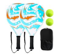 Outdoor Paddle Racket, Carbon Fiber Lightweight Paddle, Non Slip Portable Racket, Paddleboard with Shock Absorbing Design, Sports Equipment with Compact Style, for Women Kids Adults Practice