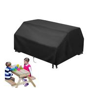 Outdoor Patio Bench Covers - Outdoor Picnic Table Cover | waterproof Furniture Protector Cover with Adjustable Elastic Strap | Windproof Furniture Protection for Garden Yard Outside,Patio