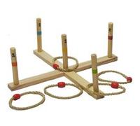 OUTDOOR PLAY Jeu de lancer d'anneaux Brun G