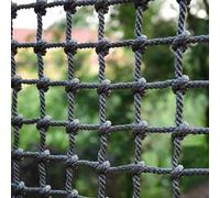 Outdoor Playground Safety Net for Kids & Adults Balcony Railing Protection, Tree House Decor, Military-Style Obstacle Course (5x6.6ft) Safe Play, Sports & Adventure
