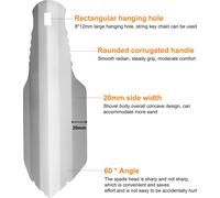 Outdoor Pure Ti Spatula Tool Camping Portable Shovel Ultra-light Carry-on Excavation Multifunctional Gardening Shovel