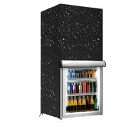Outdoor Refrigerator Cover - Beverage Refrigerator Protection Covers | Magnetic Closure, UV Block Fridge Zipper Cover for Dorm, Kitchen, Camping, Picnic, Outdoor Use, Patio, Tailgate