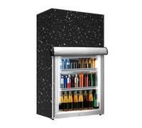 Outdoor Refrigerator Cover |Waterproof And Dustproof Upright Mini Fridge Covers Beverage Refrigerator Protection Cover | Magnetic Closure UV Block Fridge Zipper Covering For Dorm Kitchen Camping