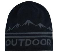 Outdoor Research - OR Logo Knit Beanie - Bonnet laine mérinos Black / Storm - Taille unique
