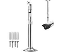 Outdoor Security Camera Mount - Telescopic Aluminum Alloy Extension Pole | Uńiversal Camera Pole Mount,Adjustable Boom Bracket for Ćctv Installation (Random Color)