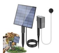 Outdoor Solar Air Pump 2.5W Quiet Portable Small Oxygen Diffuser Aquarium