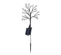 Outdoor Solar Lights - 20Ft String Fairy Lights, Flower Solar Light, Waterproof Garden Decor | Solars Powered Pathway Lighting | Patio Landscape Lawn Decoration for Walkway, Backyard, Holiday