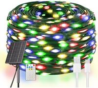 Outdoor Solar String Lights,50 m 500 LED Waterproof Solar String Lights,19 Fashion Waterproof LED String Lights for Garden,Tree,Terrace,Wedding,Christmas,Yard,Home,Party Decoration