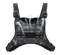 Outdoor Sports Vest Chest Bag | Waterproof Running Chest Pack with Phone Holder & Adjustable Straps | Hiking, Hunting, Cycling & Travel Vest for Men & Women