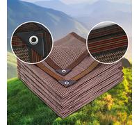 Outdoor Store épaissi pour cour, filet pare-soleil pour jardin, couleur : brun, taille : 2x2 m