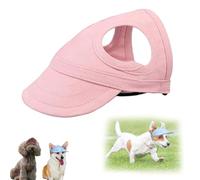 Outdoor Sun Protection Hood for Dogs, Adjustable Baseball Cap with Comfortable Ear Holes Neck Strap, Summer Use Pet Hat Small Medium Large (A,X-Large)