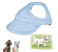 Outdoor Sun Protection Hood for Dogs, Adjustable Baseball Cap with Comfortable Ear Holes Neck Strap, Summer Use Pet Hat Small Medium Large (G,X-Large)