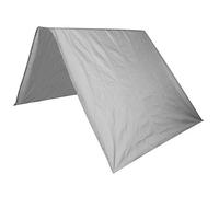 Outdoor Sunshade Awning | 190T Polyester Taffeta Canopy for Garden & Patio | Weather - Protective Sun Block & Frost Protection Cover | 132x226cm Lightweight Tarp (Gray)