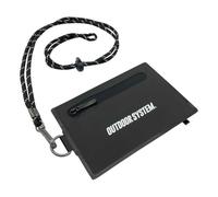 Outdoor System - Pochette Étanche Carte Bancaire & Carte d’Identité - Porte-Carte Waterproof Anti-Sable - Étui Sécurisé Plage, Piscine, Voyage - Format de Poche 14 x 9,5 cm