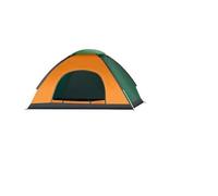 Outdoor Tent Double 3-4 People Quick Opening Beach Camping Setting Up Portable(White)