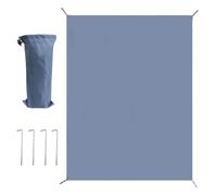 Outdoor Tent Mat - Oxford Cloth Waterproof Mat | Sunshade Mats with Storage Bag and 4 Tent Pegs | Camping Ground Mats | Foldable Ground Mât for Camping | Quick-Drying Oxford Sleep Pad with Storage Bag