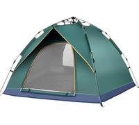 Outdoor Tent One-Click Automatic Camping for 2-3 Peoples Double Door Portable Double-Layer for Hiking Traveling Beach