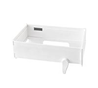 Outdoor Trash Bag Holder, Foldable Waste Storage Frame & Bag Hanger with Adhesive Buckle Magnetic Closure for Easy Disposal, Stable Mount for Cabinets Closet Restaurant Apartment Hotel Bathroom