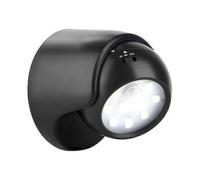 Outdoor wall lamp with motion sensor | 1000 Lumen LED outdoor lighting | Battery powered cordless lighting | 360 graders twist and tilt