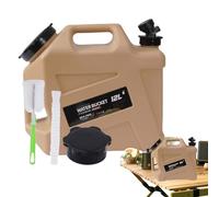 Outdoor Water Cantine - Pichet portable de 12 l - Entreprise de voyage - Récipient à spigot avec deux sangles de transport pour le camping, la randonnée, le pique-nique de survie, le trekking, les