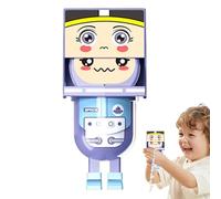 Outdoor Water Squirter - Square Head Anime Outdoor Water Squirter, Beach Party Games for Outside & Indoor Swimming, Fun and Interactive Water Soaker for Kids, Summer Outdoor