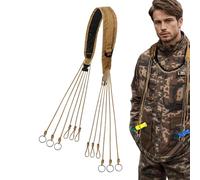 Outdoor Waterfowl Duck Strap, Paracord Carrier with Metal Buckle Design, Hunting Equipment for Mallard Ducks, Squirrel, Geese, Bird, Turkey, Durable Waterfowl Carrier Strap for Easy Transport