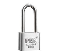 Outdoor Waterproof and Rust-Proof Key Padlock,1,Width 30mm40mm50mm60mm, Lock Warehouse Container Garage Security(30x26mm)