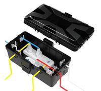 Outdoor Waterproof Electrical Junction Box - IP54 Weatherproof | 6-Port Cor | Heavy-Duty PP Material (400g Weight), Compact 10.28x5.91x3.7 Inch Size, IP54 Weatherproof Rating, 6 Entry/Exit Cable