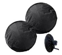Outdoor Waterproof Fan Covers 2 Pack Washable Drawstring Protectors