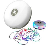 Outdoor Waterproof Portable Stowable String Light, Outdoor Portable Waterproof Camping String Lights, Retractable LED Tent Camping Fairy Lights, LED String Lights for Camping Deco (10m Color)