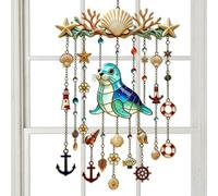Outdoor Wind Chimes, Marine Theme Wind Chimes, Coastal Windbell Decoration