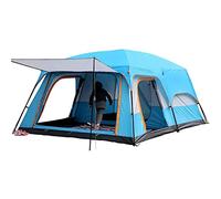 Outdoor Yurt Tent 5-8 Person Large Family Camping Tents for Festival, Hiking with Living Room and Separate Rooms 4 Season Tents Big Family Shelter Waterproof Tent Vision