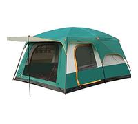 Outdoor Yurt Tent 5-8 Person Large Family Camping Tents for Festival, Hiking with Living Room and Separate Rooms 4 Season Tents Big Family Shelter Waterproof Tent Vision
