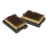 OUTDOORCHEF 14.421.25 Têtes de Brosses de Rechange Brosse, Lot de 2, Noir 6cm x 8.8cm x 2.7cm