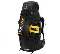 outdoorer Sac à dos de voyage Atlantis 90+10 - Grand sac à dos à chargement frontal avec ouverture avant