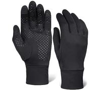 OutdoorEssentials Gant Hiver VTT Vélo - Gant Running Femme Homme Chaud Thermique pour Smartphone Écran Tactile - Gants Tactiles Fin pour Sport Course a Pied Running Cycliste Velo - XS-XL
