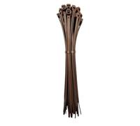 OutdoorFix Serre-câbles 150 x 3,5 mm, 50 pièces - Bois de saule clair - Résistant aux intempéries, anti-UV