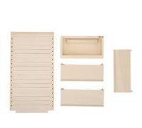 outdoorm 1/12 Dollhouse Miniature Supermarché Étagères en Bois Mini Modèle Set Accessoire